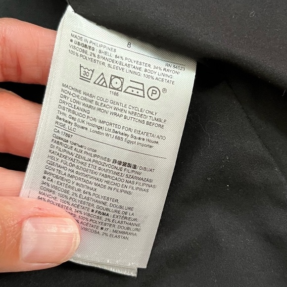 Banana Republic Factory one button blazer jacket size 8 - Picture 10 of 11